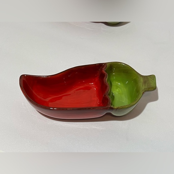 Pacific Island Creations Ceramic 2-Chili Pepper 1-Sombrero Hat Serving Dishes - Picture 15 of 16